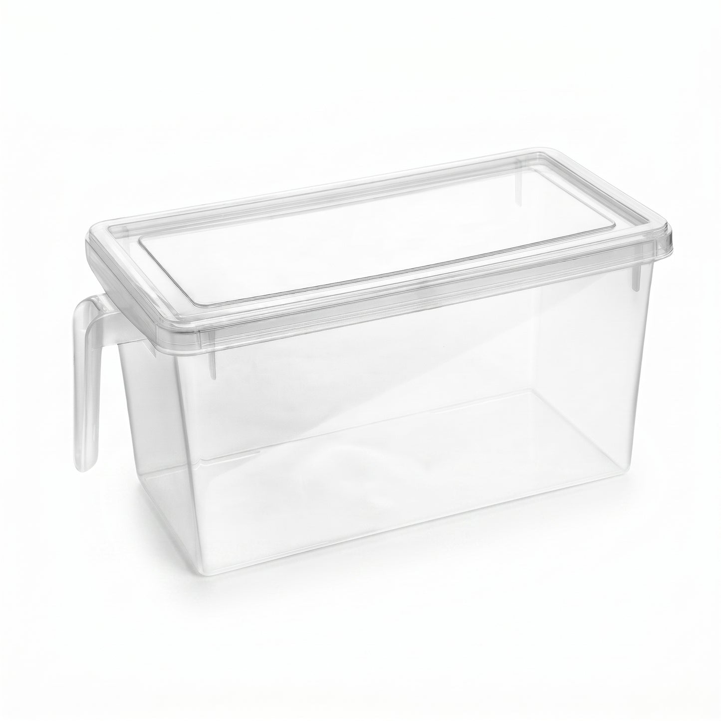 Organizador Transparente Multiusos Con Tapa y Manija